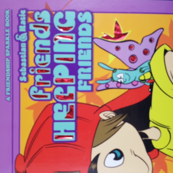 2/$20💥 Sebastian & Katie FRIENDS HELPING FRIENDS Sparkle Picture Book - Picture 2 of 10